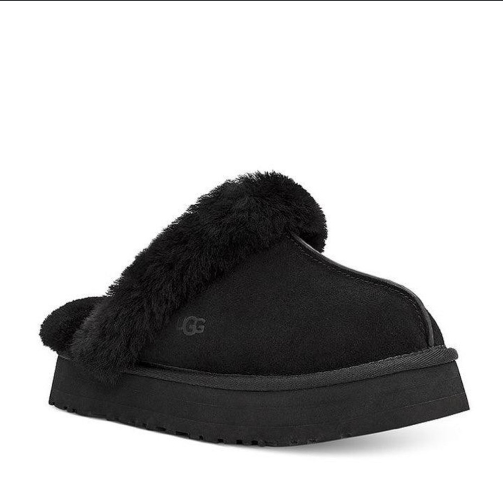 UGG Women’s Disquette Slipper in Black - Size 8 NWOT